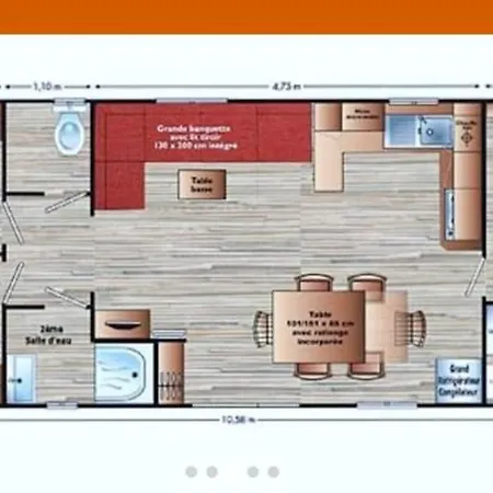 Casa vacanze Bungalow De 3 Chambres A Jean De Monts Avec Piscine Partagee Et Jardin Amenage